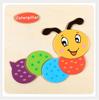 1pc 14.7cm/5.79in Wooden 3D Puzzles Jigsaw Game Cartoon Animal Pattern Kids Montessori Early Educational Toys for Children