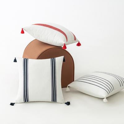 Cuscino Ricamato Stile Ins con Nappe Cuscino Stile Wasaki Cuscino per Divano Hotel B&B