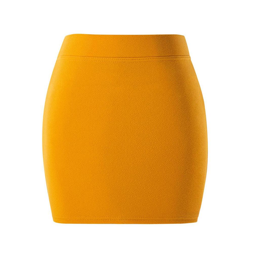 Summer Women Basic Skirt Package Hip Skirt Mini Elastic Pencil Skirts Office Lady Draped Slim Business Plus Size One Step Skirt