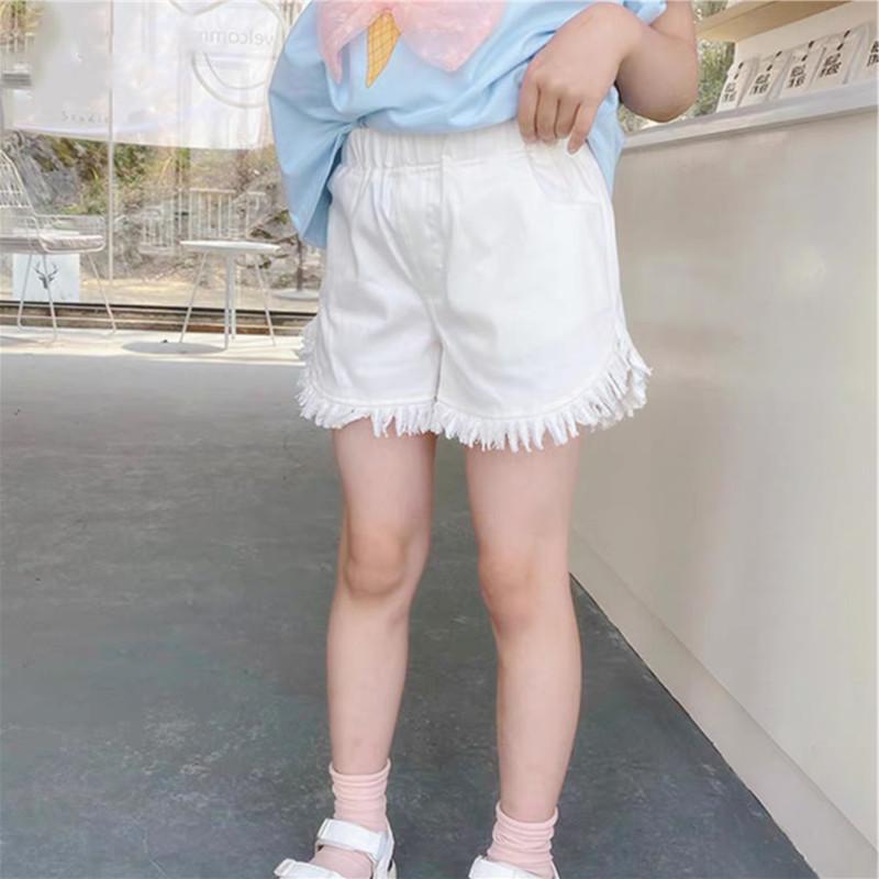Girls' Denim Shorts, Summer Baby Girls' Shorts, All-match Loose, Big Children's Outer Wear, All-match Three-point Pants