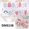 New Adorable Cartoon Expression Nail Stickers - Fun, Cute, No-Bake Design