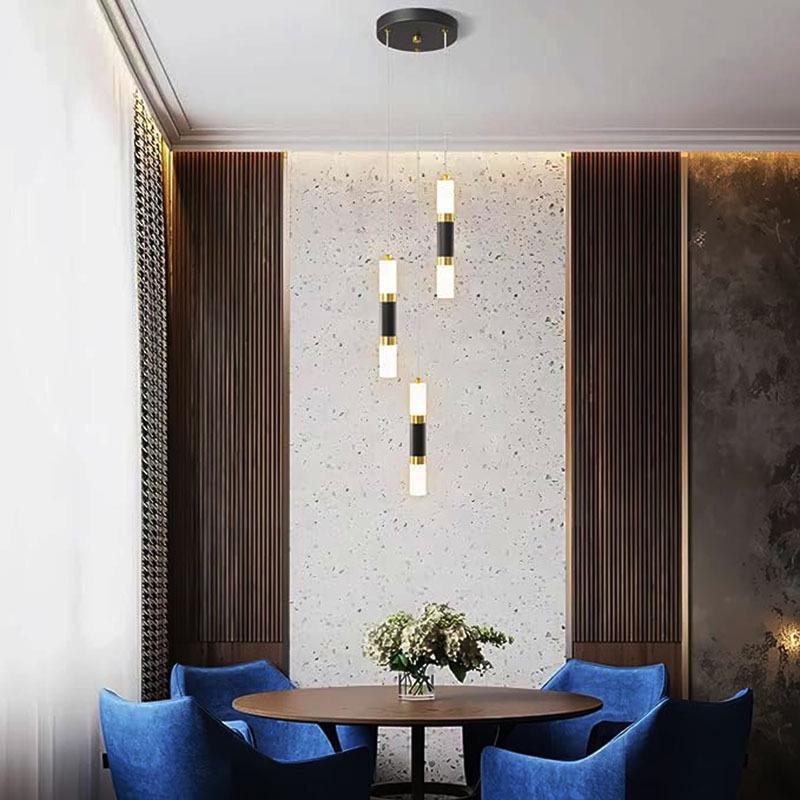 Minimalist Long Line Pendant Light for Living Room, Bedroom, Staircase, and Restaurant - 2025 Design