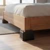4Pcs Heavy-Duty Furniture Foot Pad Square Non-Slip Bed Lifts Risers Adjustable Bed Lifter Refrigerator