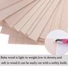 5-20Pcs Model Making Balsa Wood Sheets ,Balsa Wood Sheets Ply in Multiple Sizes & Thickness, Easy to Cut for DIY Crafts