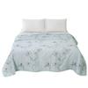 Rabbit Summer Flower Bear Print Airconditioner Quilt Solid Color Bedroom For