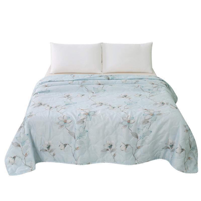 Rabbit Summer Flower Bear Print Airconditioner Quilt Solid Color Bedroom For