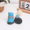 Breathable Dog Shoes Wear-resistant Pet Foot Covers Mesh Dog Boots  for Small Dogs