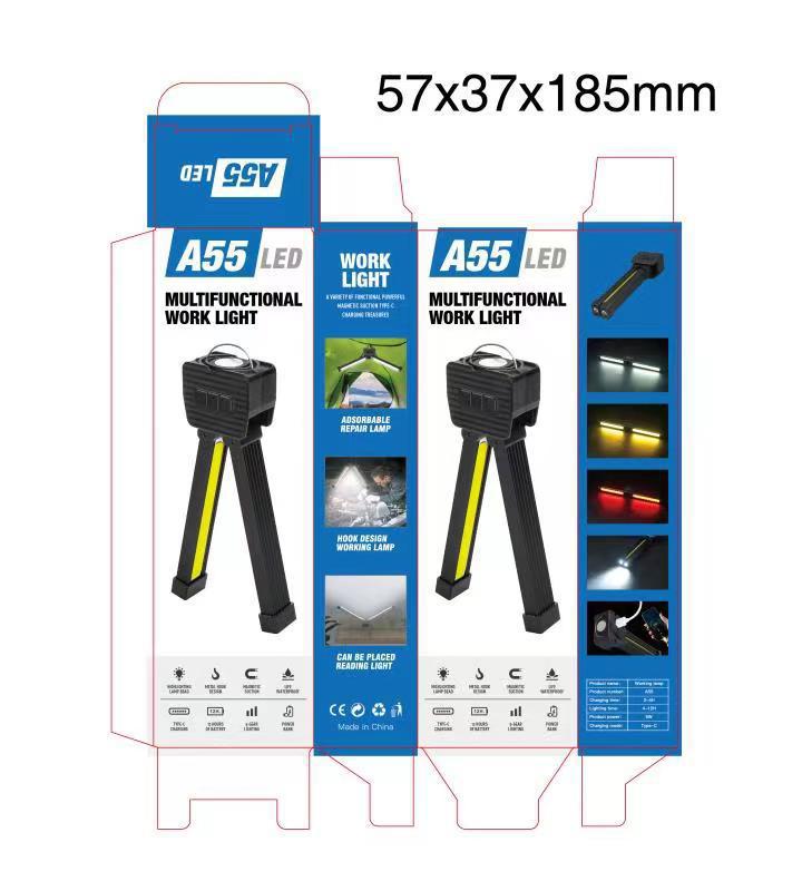 6stupňová stmívatelná blikající tělocvičnová lampa pro pózování, přenosná magnetická LED pózovací lampa se závěsným hákem, světlo na selfie se 180stupňovým skládáním