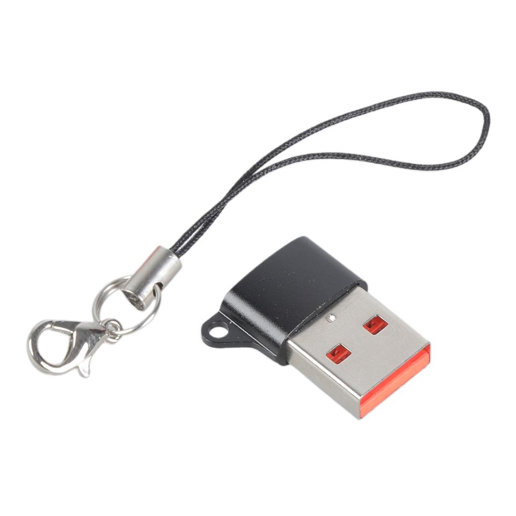USB A To USB C Adapter, Support 480Mbps Data Transfer and 5V2A Charging , Widely Use with Phones, Tablets, and More