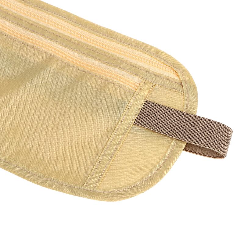 1 Stück Universal-Sport-Hüfttasche, Geldgürtel für die Reise, Damen und Herren, schlanke, versteckte Reisebrieftasche, Handy-Diebstahlschutztasche
