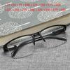 Ultralight Resin Half Frame Reading Glasses Women Men Anti-Fatigue Black Frame Eye Glasses Magnifier 0.5 +0.75 +1.0 To +4.0