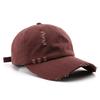 Cotton Perforated Retro Baseball Hat Men's and Women's Hip Hop Hat Summer Leisure Truck Hat Unisex Snapback Hat Gorras