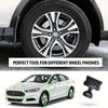 Tire Brush Dust Collector 7pcs Car Wheel Brush Kit Soft Bristle Edge Cleaning Brush Tire Gloss Pad Used For Cleaning Wheels
