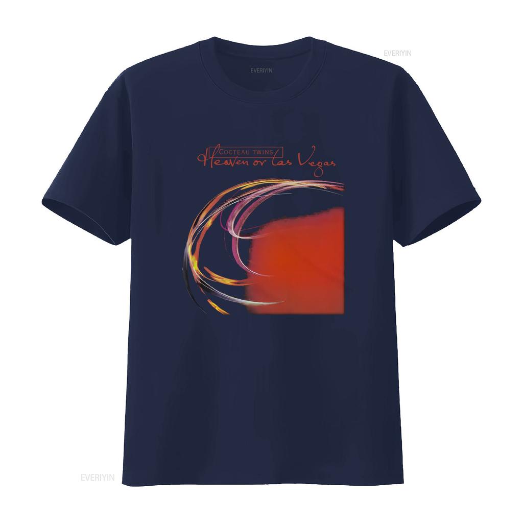 Cocteau Twins T Shirt Heaven or Las Vegas vintage Washed Casual Stretched Stylish Top For Everyday Wear fashion Versatile