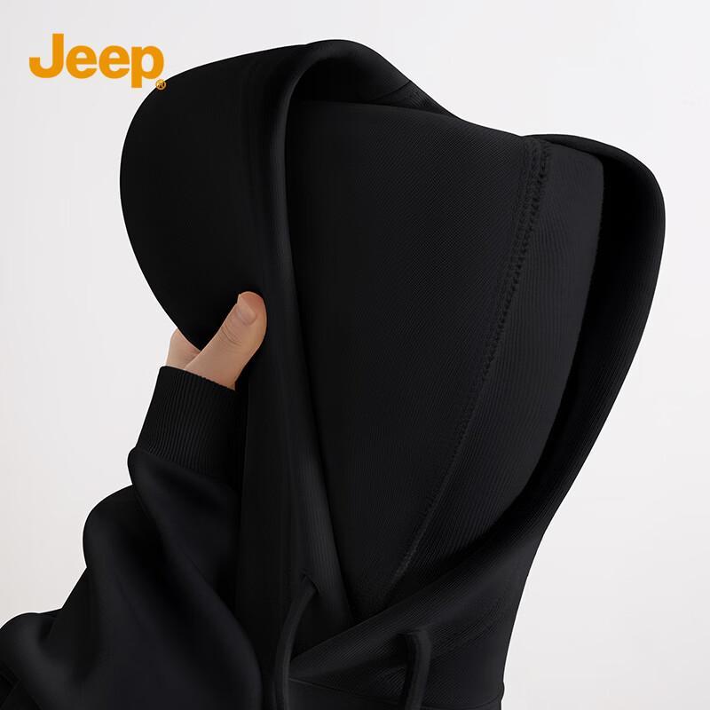 JEEP Unisex Oversize American Style Hooded Sweatshirt S