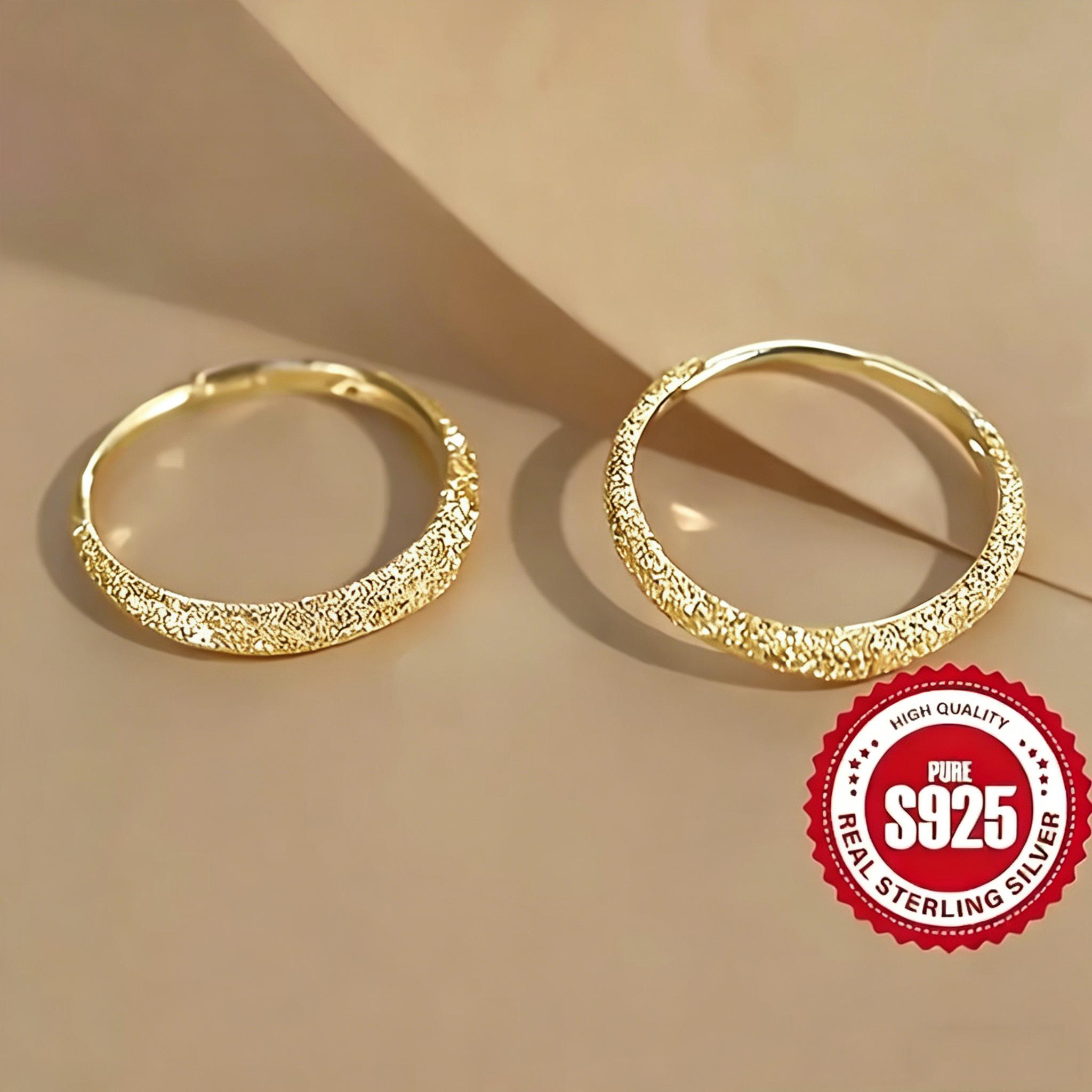 

Pure Silvery Earrings For Women Frosted Sparkling Starry Circle Earrings Valentine s Day Mother s Day Jewelry Gifts