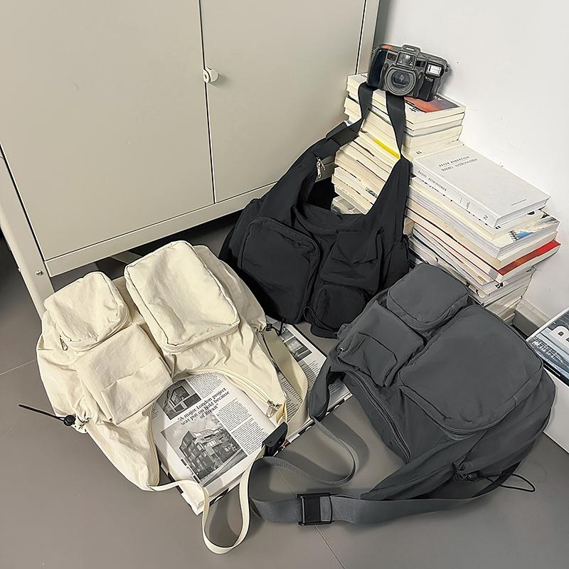 Męska torba crossbody z wieloma kieszeniami, duża pojemność, torba tote do sportów jeździeckich, damska torba na ramię