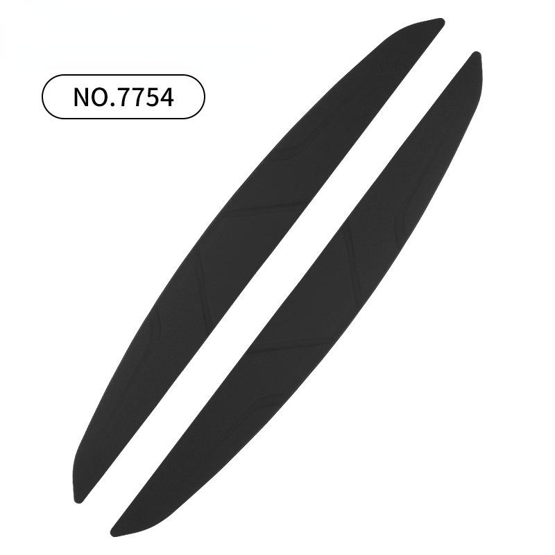 Car Bumper Strip Anti-collision Wheel Eyebrow Silicone Glue Sticker Auto Bumper Protector Car Decoration