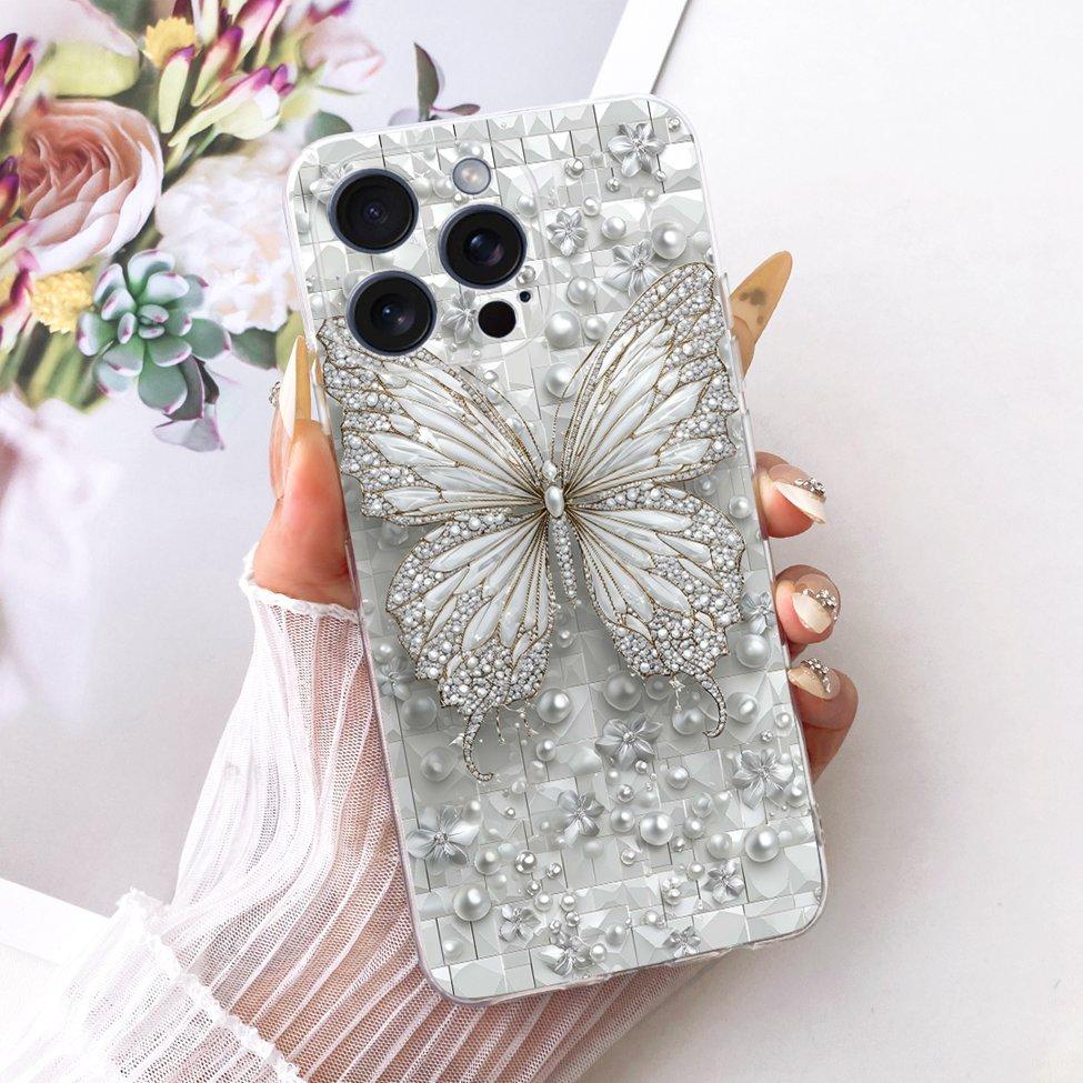Casing For iPhone 15 Pro Max Cover Fashion Cartoon Cute Funny Painted Silicone Case A2849 A3105 A3106 A3108