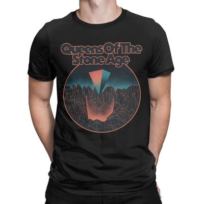 Queens of the Stone Age Hudební Kapela Tričko Pánské Kulatý Výstřih 100% Bavlna Trička Americká Rocková Hudba Krátký Rukáv Tričko Top