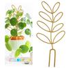 Small Trellis for Potted Plants Wrought Iron Leaf Shape Garden Trellis for Indoor Outdoor Decorative Climbing Plants