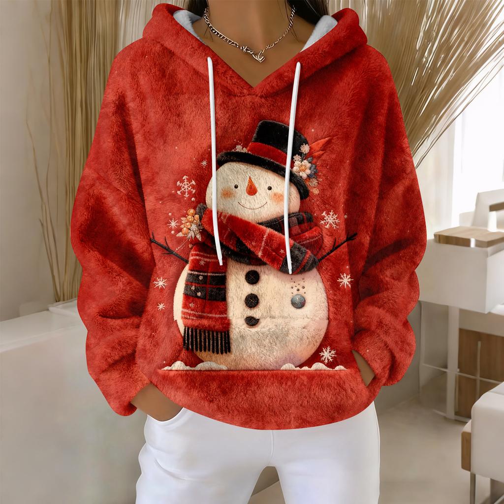 Hoodies For Women Oversized Winter Plush Cute Sweatshirts Pullover Trendy Fall Winter Clothes