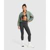 Gymshark Elevate Fleece Mid Jacket Unit Green B5a7t Ecjf