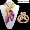 Exquisite Ethnic-Style Floral Scarf Buckle for Women - Three-Ring Design