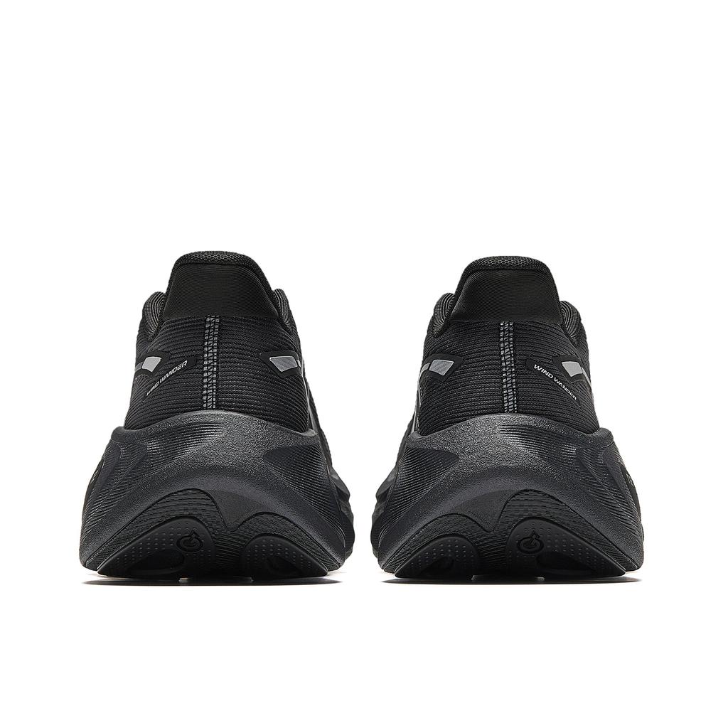 Anta Wind 2 Summer Edition Thick Sole Fabric Rubber Low Top Running Shoes Men sneaker Gray 112625524A-2