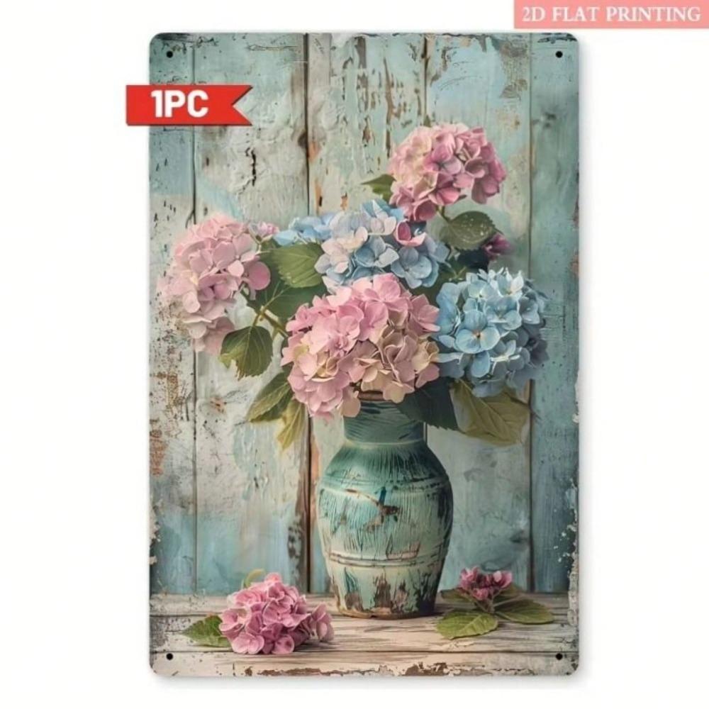 Retro Metal Wall Art Tin Sign Decor for Living Room 20x30cm