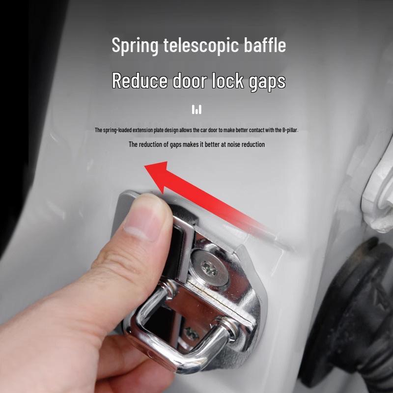 Honda Accord/Civic/Fit TRD Door Lock Buckle Cover for Noise Reduction & Interior Decoration