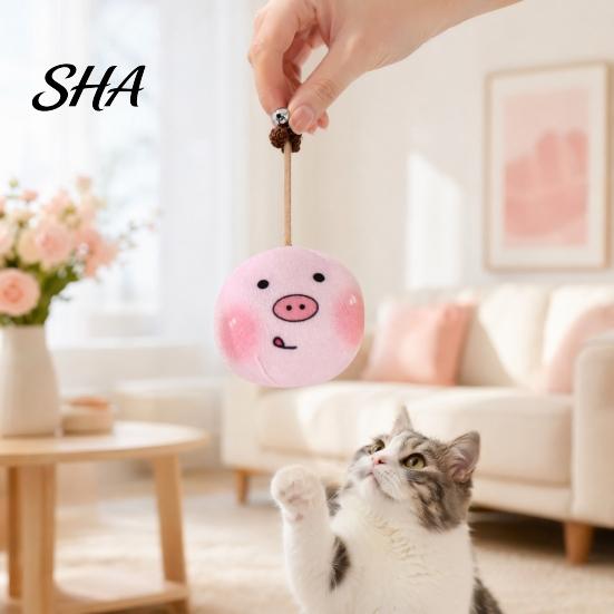 Gall Fruit Cat Toy Catnip Ball for Cats, Cartoon Plush Kick with Bell, Natural Silver Durable Vine Filling Interactive Play, Stress Relief Self-Play