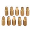 10pcs Carburetor Main Jet Kit Metal Carb Accessories Replacemet for Keihin FCR MX PWK PWM PE PJ 155‑178