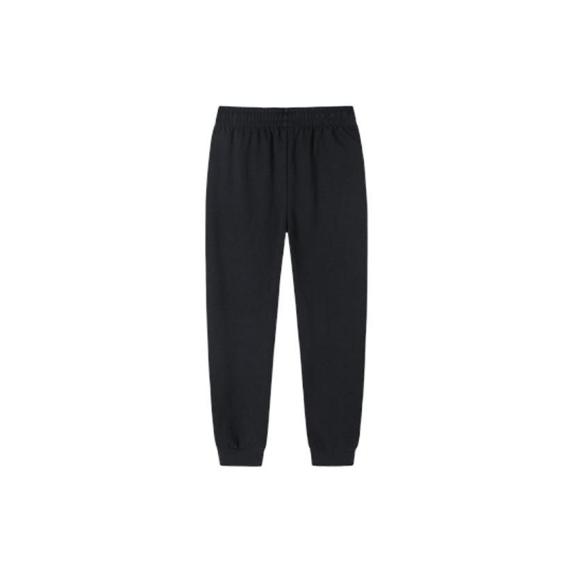 Anta Knitted Cuff Tapered Sports Pants Women Bottoms Black 162137312-1