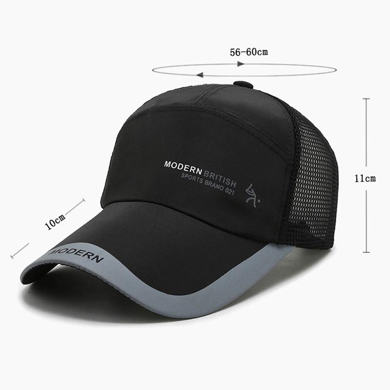 Men's Baseball Cap Outdoor Sports Sunshade Sunscreen Cap Breathable Mesh Cap