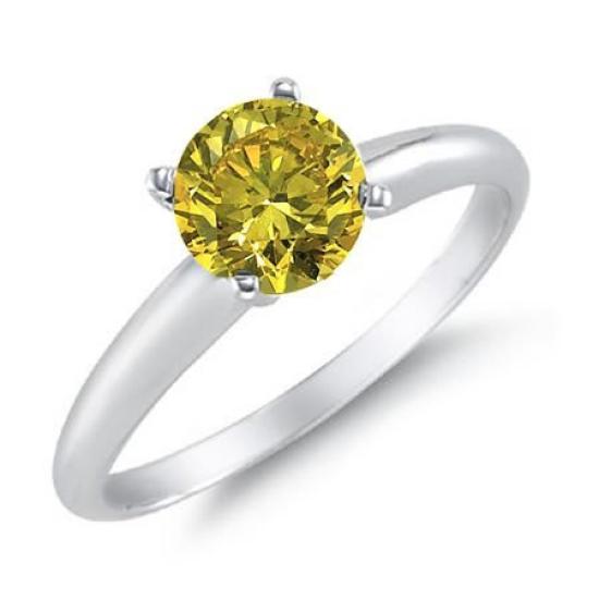 

Vir Engagement Ring in 14K White Gold with CT Yellow Ring Size 15 Jewels, Women s 0.25 Diamonds,