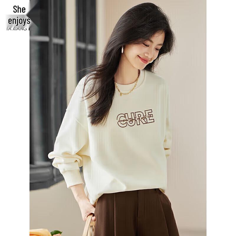 

Women s Relaxed Fit Letter Velvet Sweatshirt XL