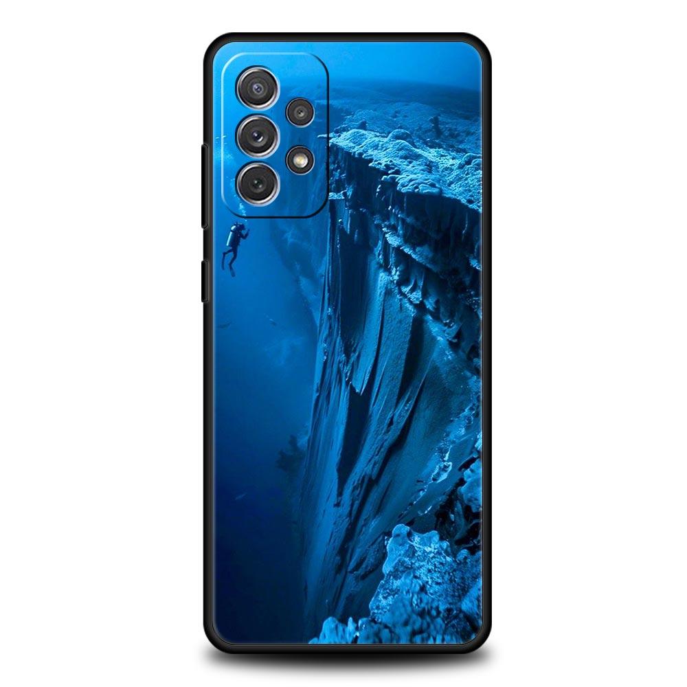 Scuba Diving Phone Case for Samsung A57 A37 A51 A71 A21S A17 A11 A15 A25 A41 A23 A33 A53 A73 A07 A05S A13 A35 A55 5G Cover