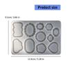Silicone Craft Mold With Vintage Pearls Plate Pattern Multi Material Jewelry Making Tool For DIY Enthusiasts