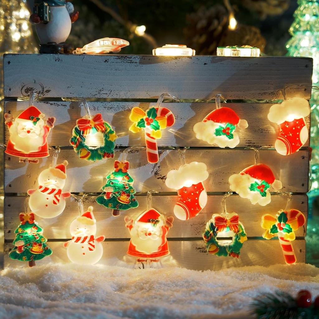 LOLStar Christmas String Lights, 20 LED Xmas Fairy Lights for Home Decor