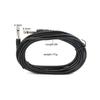 Stereo Audios Cable 6.30mm Mono Jack Instrument Cable Plugs (Male To Male) for Guitar, Bass, Keyboard, and Sound Mixing