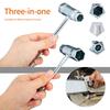 4Pcs Ergonomic Spark Plug Socket Wrench 13mm-19mm Stainless Steel Spanner Remover for Gasoline Chainsaw Brush Cutter