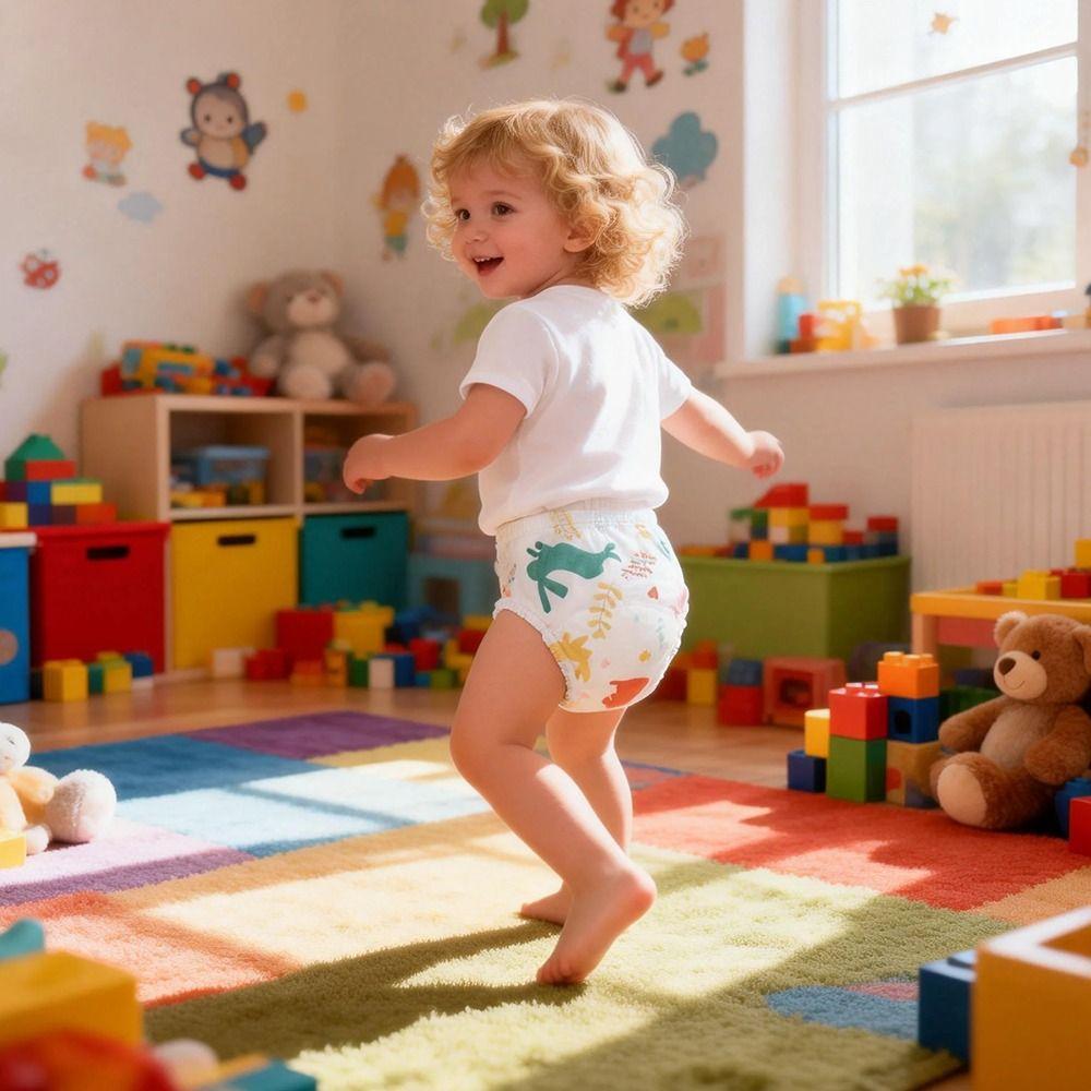 Cotton Baby Training Pants Waterproof Diaper Pants Soft Baby Diapering  for Boys Girls