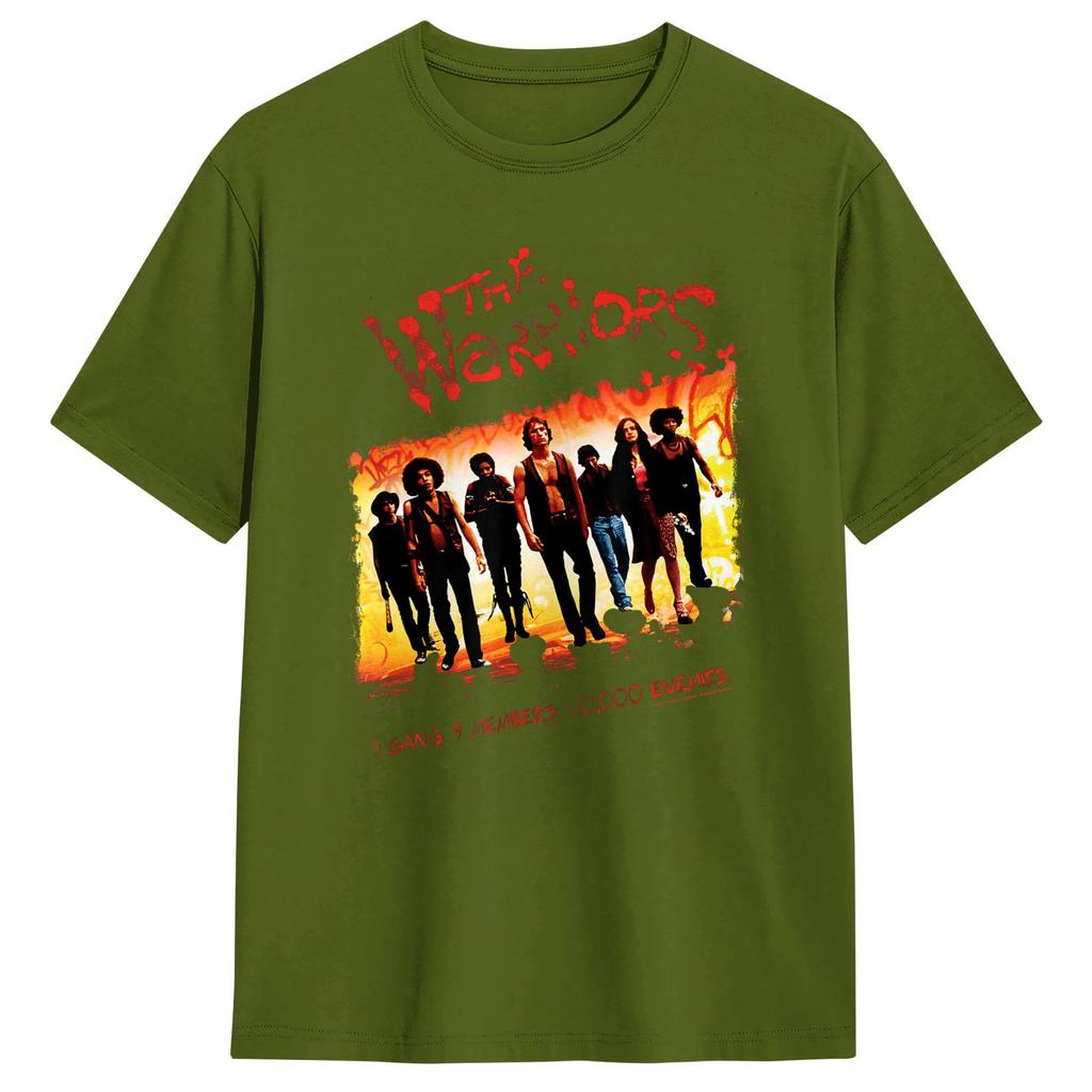 The Warriors T Shirt Summer Cotton T Shirts For Unisex Harajuku Printed Tshirt Short Sleeve Vintage Tees