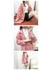 Korean Style Plaid Mid-Length Knit Jacket - Loose Fit, Long Sleeve, Autumn/Winter Women's Fashion.
