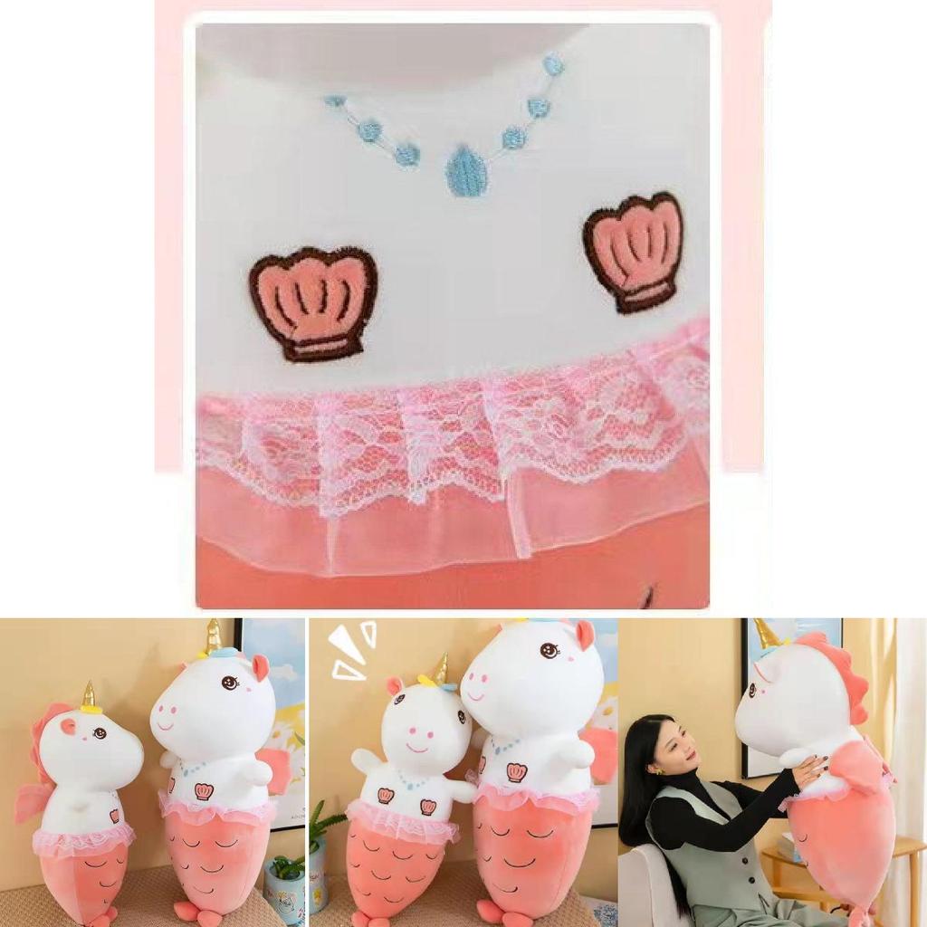 Entzückendes Einhorn-Stofftier mit weicher Kurzplüschfüllung für gemütlichen Komfort und Halt