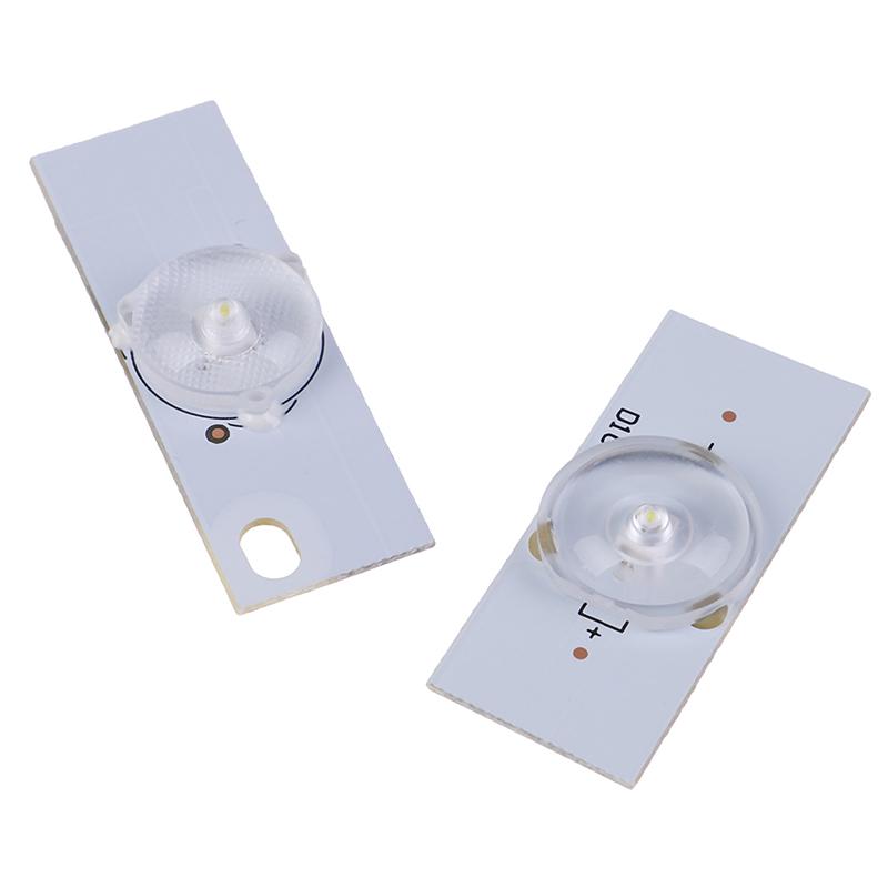 20Pcs 3V 6V Smd Lamp Beads With Optical Lens Fliter For 32-65 Inch Led Tv Repair