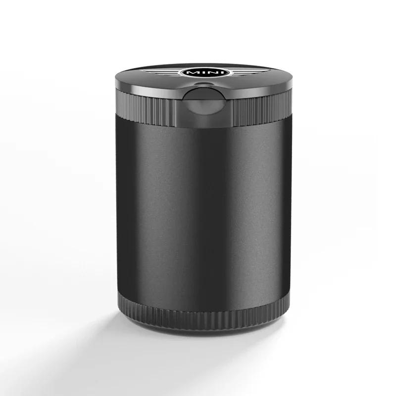 Car Ashtray With LED Light Lid Portable Metal Inner Liner Ashtray For BMW Mini Cooper One S R50 R53 R56 R60 F55 F56 F57 Clubman