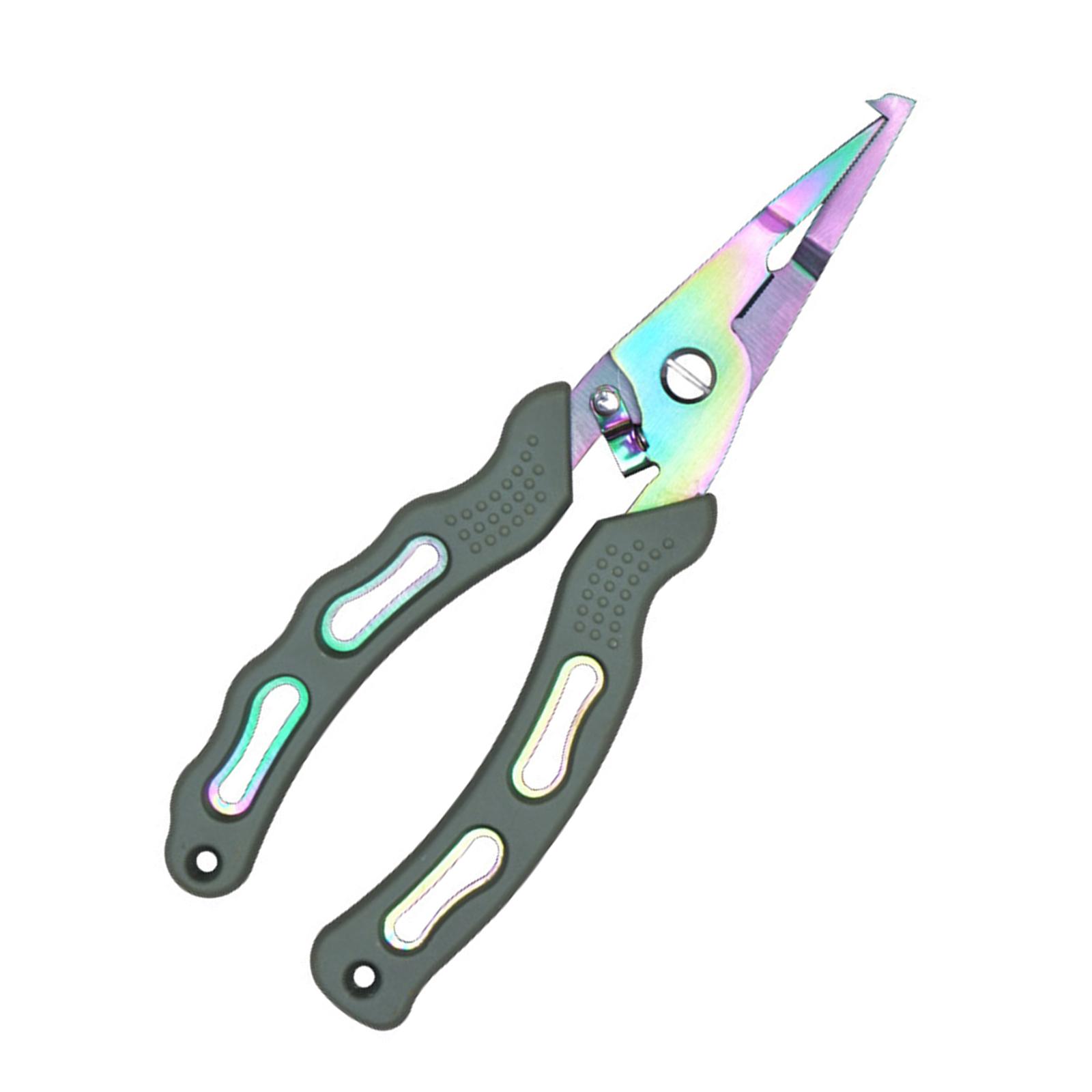 

Многофункциональные рыболовные плоскогубцы для любителей рыбалки Захват для рыбы Инструмент для извлечения рыболовных крючков Рыболовный зажим для пасти рыбы 2