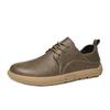 Men's 2025 Winter Retro Leather Casual Sports Shoes - Non-slip, Soft Sole, British Style Work Footwear